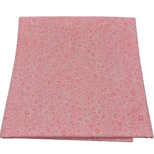 Pink Floral Cotton Fabric Sewing Crafts Quilting 18 x 18 Blocks Set of 6 - Picture 1 of 3