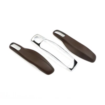 Luxury Leather Car Remote Key Case Trim For Porsche Cayman Boxster 2013-2016 - Image 1 of 4