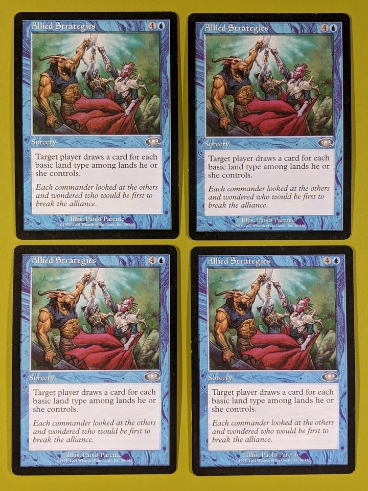 Allied Strategies x4 Planeshift 4x Playset Magic the Gathering MTG - Image 1 of 1