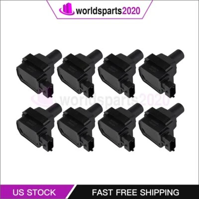 Fit for Mercedes Benz S420 S500 SL500 1996-1999 5.0L 4.2L V8 8X Ignition Coils - Image 1 of 4