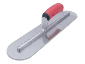 Marshalltown abgerundete Glättkelle, Softgrip Griff, Carbonstahl, Maße:356x102mm - Bild 1 von 5