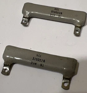 320 Ohm  20 Watt  2% Non-Inductive RCL  Flat Resistor’s New Quantity of 2￼ - Picture 1 of 12
