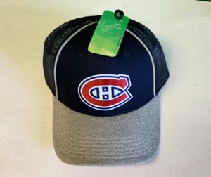 Oficial NHL Montreal Canadienses Bordado Logo Snap Back Sombrero Nuevo con etiquetas - Imagen 1 de 8
