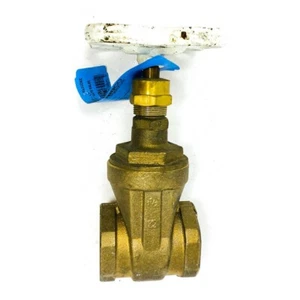 Nibco HydraPure Performance NL0J0XC Bronze 1.5" Non-Rising Stem Gate Valve FNPT - Picture 1 of 12