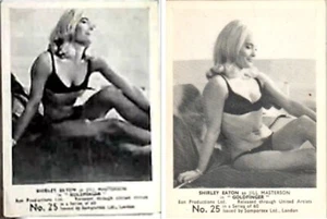 JAMES BOND FILM SCENES #25 Rare version alternate variant Somportex Gum Card - Picture 1 of 5