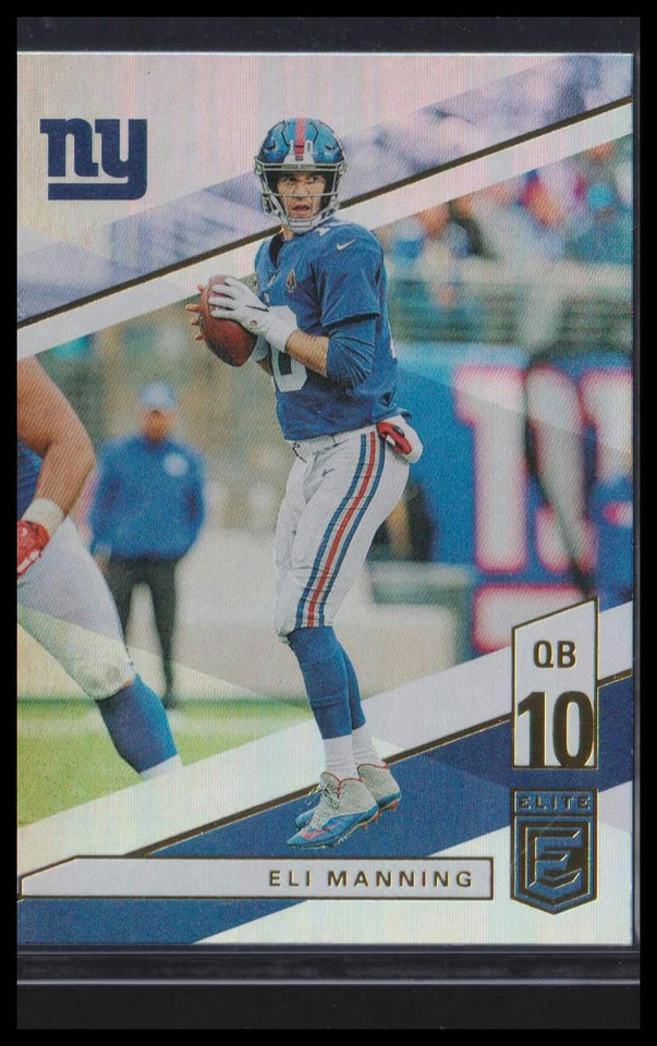 2019 Donruss Elite #78 Eli Manning New York Giants - Image 1 of 1