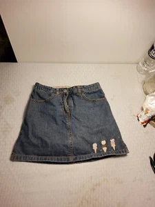 Gymborre Size 7 Skort Blue Jean Skirt Dark Purple Shorts Under, 4 Pockets - Picture 1 of 4