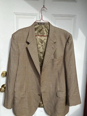 Blazer Valentino Uomo Lana Virgen Pata de Gallo 2 Botones 46L Foto 1 de 4