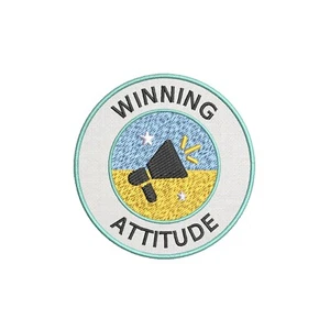 Merit Badge Logo Patch Embroidered Iron-On Applique Achievement Award Boys Girls - Picture 1 of 9