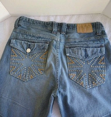 Yaso Jeans Womens 32x33 Medium Wash Denim Straight Leg Blue Pants Cotton Blend - Image 1 of 4