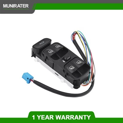 Interruptor maestro de ventana eléctrica delantero para Mercedes-Benz 06-09 CLK500 CLK350 3,5 L 5,5 L Foto 1 de 4