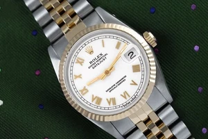Reloj Rolex Datejust 31 mm esfera romana blanca dos tonos para dama. - Imagen 1 de 7