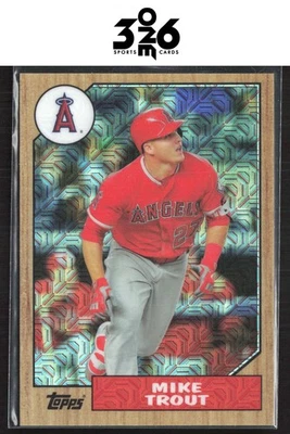 Mike Trout 2017 Topps 1987 Topps Baseball 30th Anniversary Chrome - Image 1 of 2