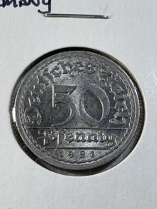 1921-F Germany 50 Pfennig - Picture 1 of 8