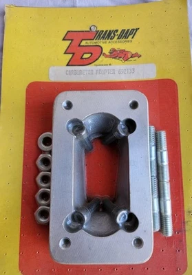 Adaptador de carburador Trans-Dapt 2133 Weber DGV Datsun B110 B210-78 Honda Civic 1972-79 Foto 1 de 4