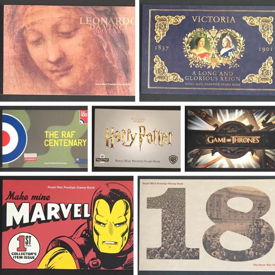 Royal Mail 2015 - 2023 Prestige Booklets DY15 - DY45 Complete MNH MULTI LISTING — 第 1/1 张图片