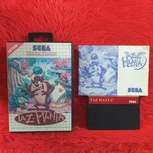 Master System TAZ-MANIA en caja y completo Sega PAL UK versión LIBRE DE REGIÓN - Imagen 1 de 5