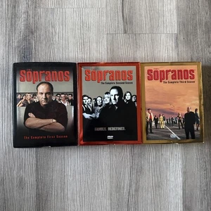The Sopranos Seasons 1 2 3 DVD Lot Complete HBO Series James Gandolfini Crime - Picture 1 of 4