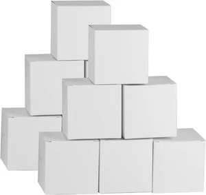12 Pcs Small Gift Boxes with Lids Mini White Gift Boxes Cardboard Paper Prese... - Picture 1 of 12
