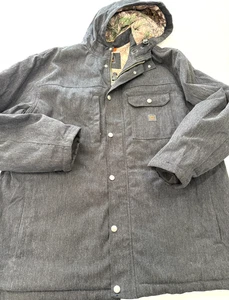 Walls Insulated Outdoor Work Jacket Hooded Men's Size XL Zip Pockets - Picture 1 of 10
