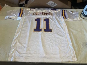 Daunte Culpepper REEBOK Minnesota Vikings Jersey Mens Xl White Clean Vintage - Picture 1 of 9