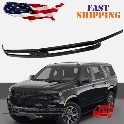 Front Grille Molding Trim For 2021-2024 Chevrolet Tahoe Suburban Black Chrome */ - Image 1 of 4