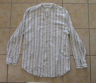 Camisa de vestir vintage a rayas Scully para hombre estilo #RW025 Southwest Ranch Rodeo Foto 1 de 4