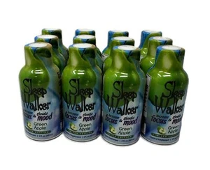 Sleep Walker Shot Green Apple 2oz 12 Pack Focus & Mood Enhancer, Limited Edition - Picture 1 of 2