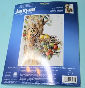 Janlynn Counted Cross Stitch Kit Birds of a Feather 023-0569 sealed - Picture 1 of 2