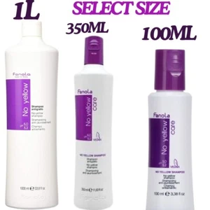 Fanola No Yellow Purple Shampoo Clean Blonde Hair Care revitalise the blonde UK - Picture 1 of 35