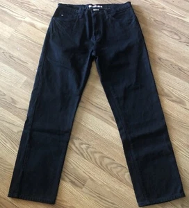 Vintage 90s Tommy Hilfiger Jeans Men 31x30 Black Y2k Classic Bootcut See Photos! - Picture 1 of 23
