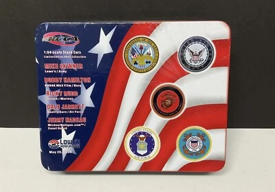 NASCAR  Armed Forces Racing,  Tribute To Freedom 2000   * 5 Car Tin*   1:64  NIB - Image 1 of 4