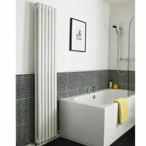 BNIB Hudson Reed Salvia 1500 x 383mm Designer Radiator White nuie premier NEW - Picture 1 of 4