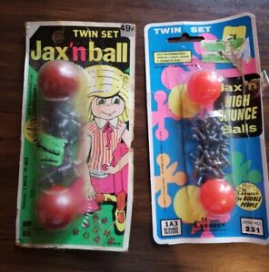 Two Vintage Chemtoy Jax 'N Ball Sets In Package