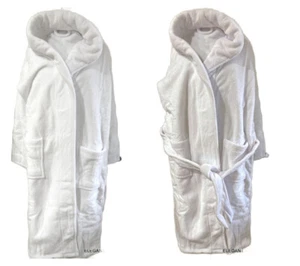 Mary Kay White Spa Bath Robe Womens One Size Plush Terry Belted Pockets Gift - Picture 1 of 12