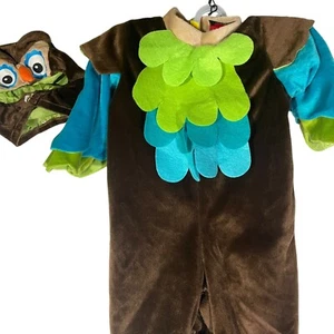 Owl Halloween Costume Infant Toddler Size L In Character Body Suit Headpiece - Picture 1 of 6