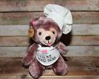 Russ Luv Pets "Love Your Buns" Brown Plush Teddy Bear w/ Chef Hat