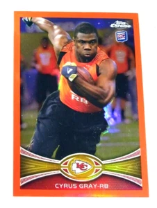 CYRUS GRAY #49 2012 Topps Chrome Retail Orange Refractor Rookie RC - Imagen 1 de 4