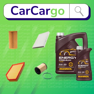 Service Kit For Volvo XC60 D5 AWD Diesel 2009-2017 Oil Air Cabin Fuel + Oil - Image 1 of 4