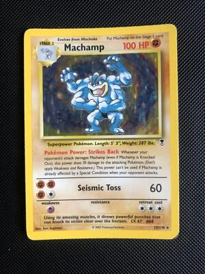 Machamp 15/110 Legendary Collection Holo Wotc Pokémon card MP - Image 1 of 4
