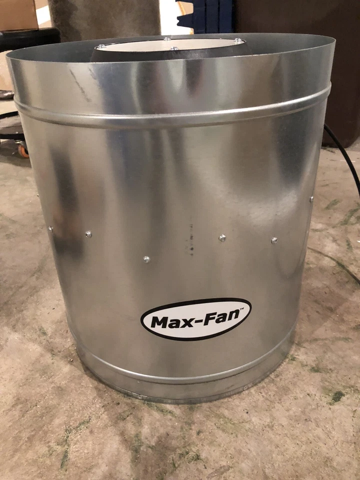 Can Fan Max Fan 14" 1700CFM -inline exhaust blower ventilation hydro for Grow  - Image 1 of 4