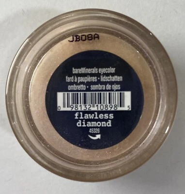 bareMinerals~FLAWLESS DIAMOND~ DISCONTINUED Eyeshadow *NEW* Full Size .28g Rare! - Image 1 of 2