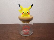 Japanese Pikachu Pokemon Candy Bottle 5" Empty Jar Only USA Seller EUC!
