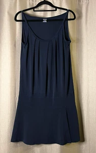 UndercoverWear Dress Navy Blue Womens Size 10 Spaghetti Straps Side Slit - Picture 1 of 8