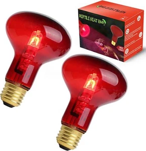 FIVEAGE 75W Red Pet Light Heating Infrared Bulb UVA Spot Heat Lamp for Reptil... - Picture 1 of 6