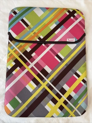 Neoprene Laptop Cover The Macbeth Collection Soft Reversible Case Bag 11.5x15” - Image 1 of 4