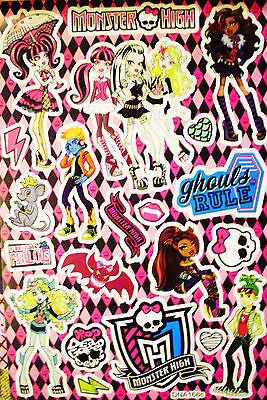 Monster High Stickers Book** 6 Sheets **108 Stickers • 5.99$