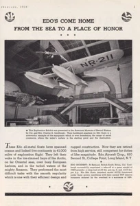 1934 Lockheed Sirius Flugzeug AD 2/14/2023B - Bild 1 von 1