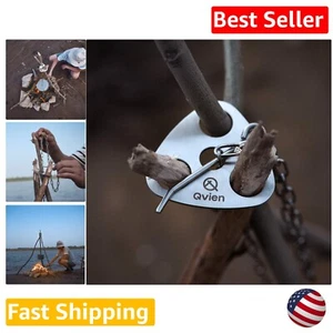 Travel-Friendly Campfire Tripod Board for Effortless Outdoor Cooking Experience - Picture 1 of 8