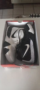 Size 12 - Nike Kyrie 4 White: Right shoe, Black: Left shoe 2018 - Picture 1 of 9